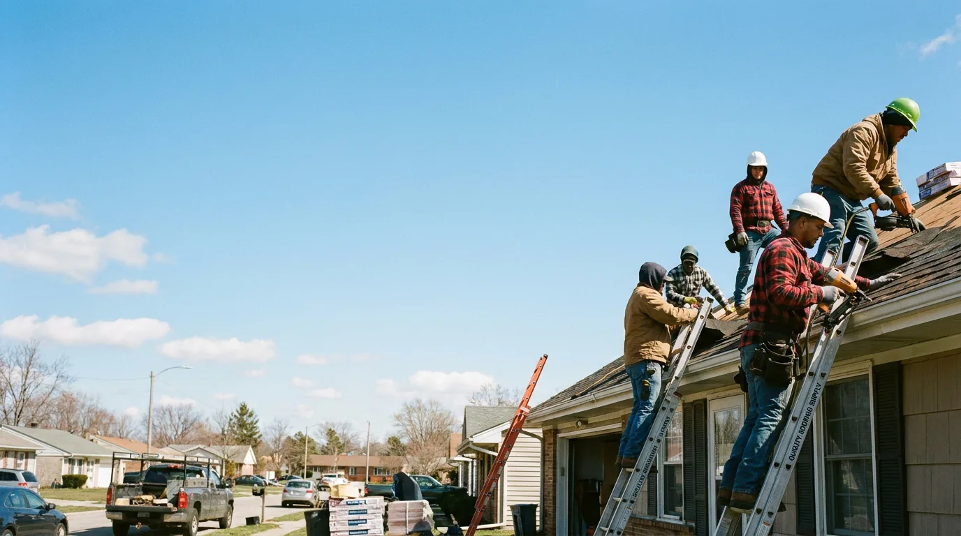 Roofing in Harrisburg, IL near me